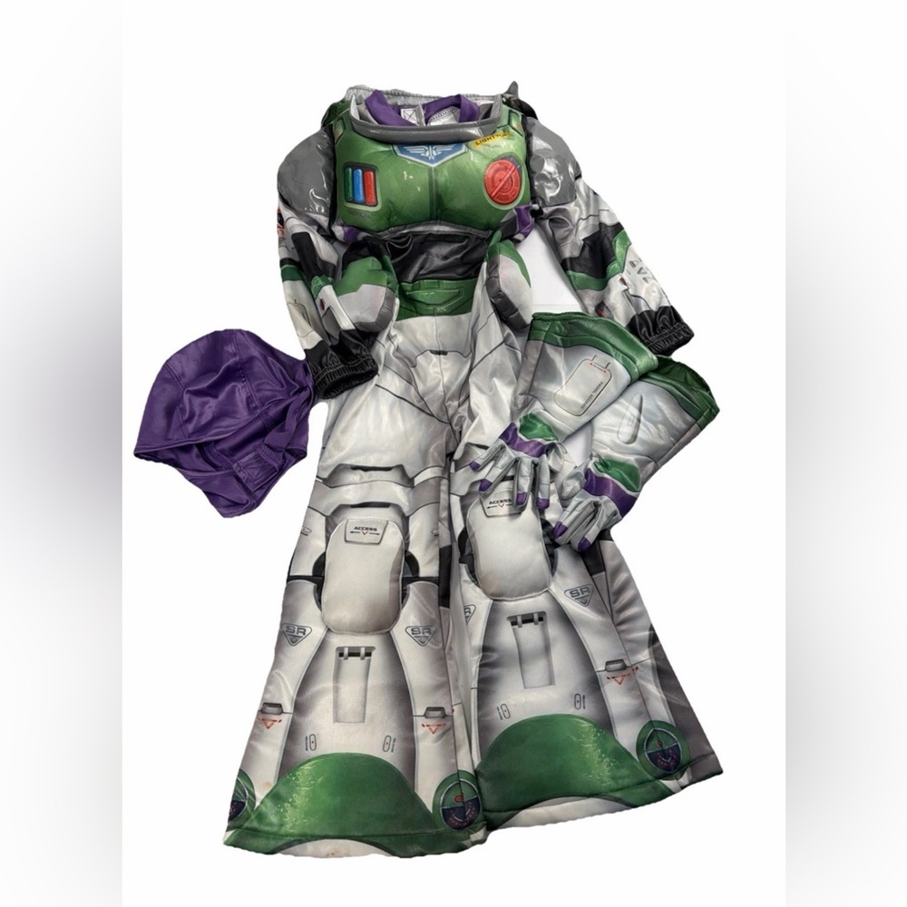 Toy Story Buzz Lightyear Costume 4T with Hood & Gloves